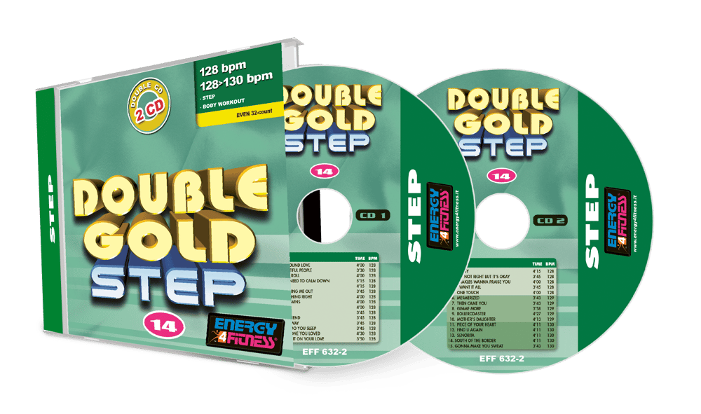 EFF632-2 // DOUBLE GOLD STEP VOL. 14 (MIXED DOUBLE-CD COMPILATION)