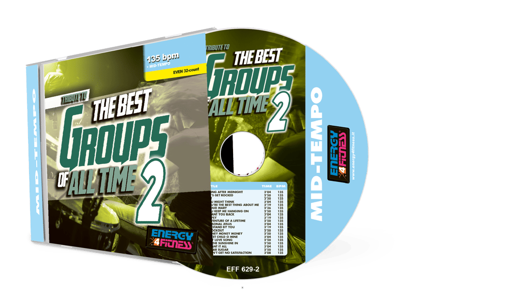 EFF629-2 // TRIBUTE TO THE BEST GROUPS OF ALL TIME 02 (MIXED CD COMPILATION 135 BPM)