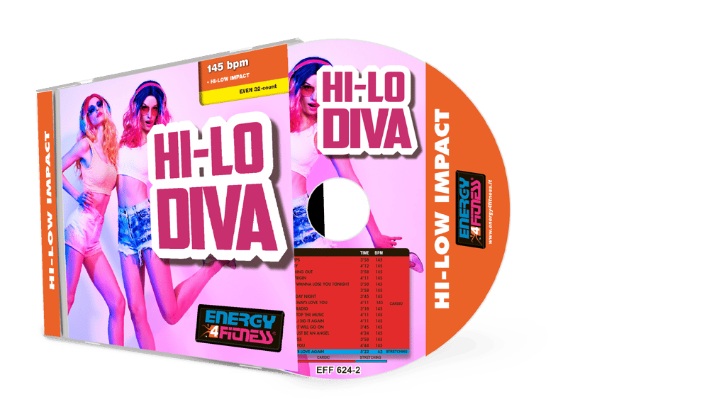 EFF624-2 // HI-LO DIVA (MIXED CD COMPILATION 145 BPM)