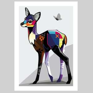 Image of  'Fallow Fawn' Limited Edition Print.