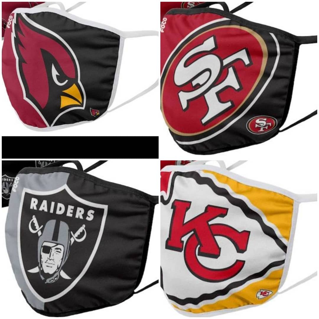 Image of BUY 2-Special Value! NFL Team Face Mask
