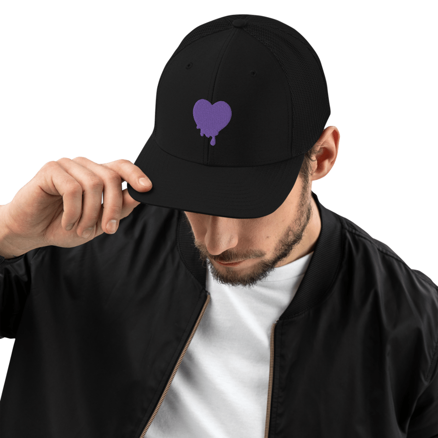 Image of Purple Heart Snapback Hat
