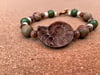 Ammonite Fossil Focal Bracelet 