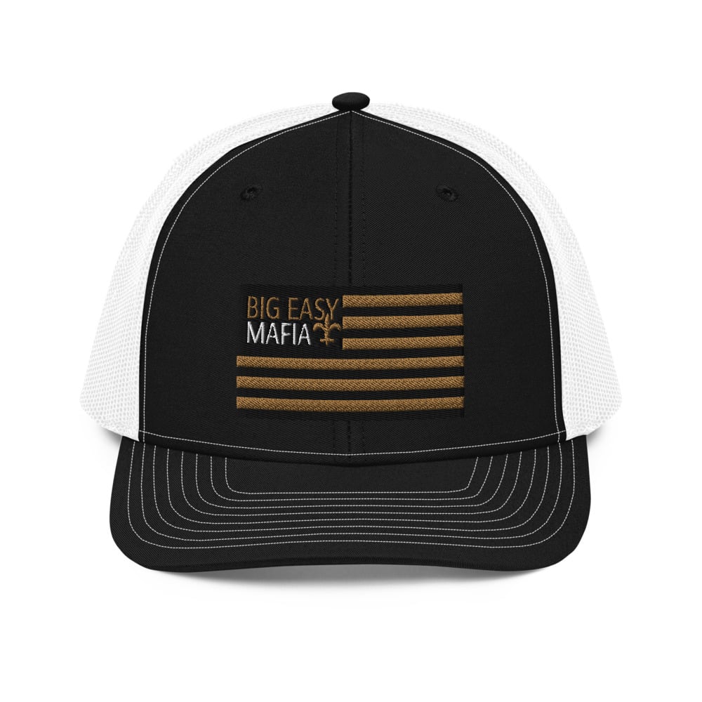 Image of Big Easy Mafia® “The Flag” Richardson SnapBack Trucker Hat (Unisex)