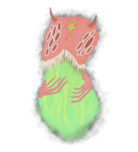 “DEVOURER” Acrylic Pin