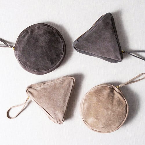 Image of SUEDE POUCH