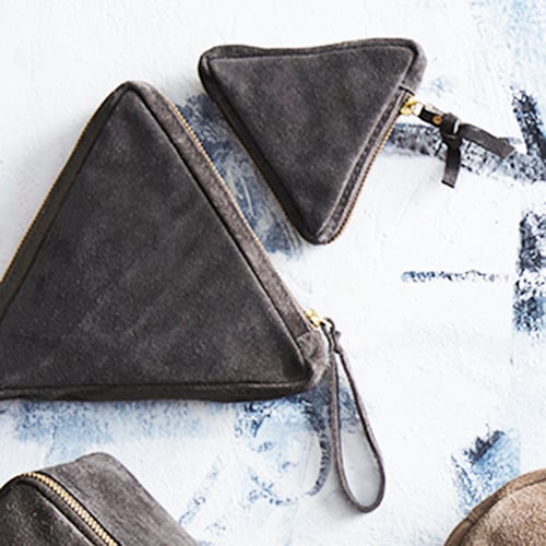 Image of SUEDE POUCH