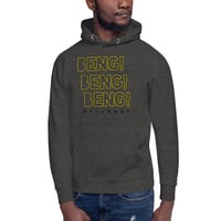 Image 4 of Unisex BengX3 Hooded Sweatshirt In black & dark grey