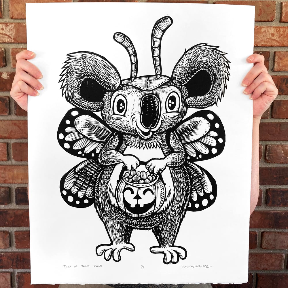 Trick or Treat Koala Print