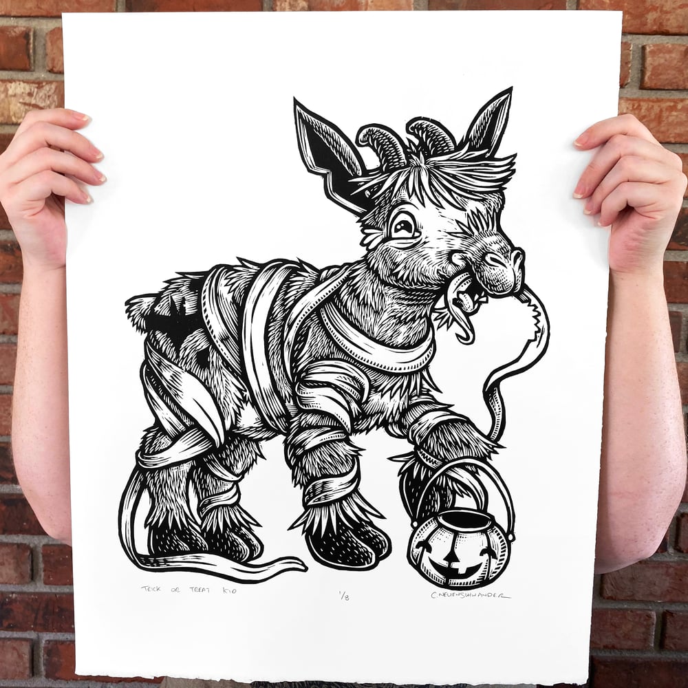 Trick or Treat Kid Print
