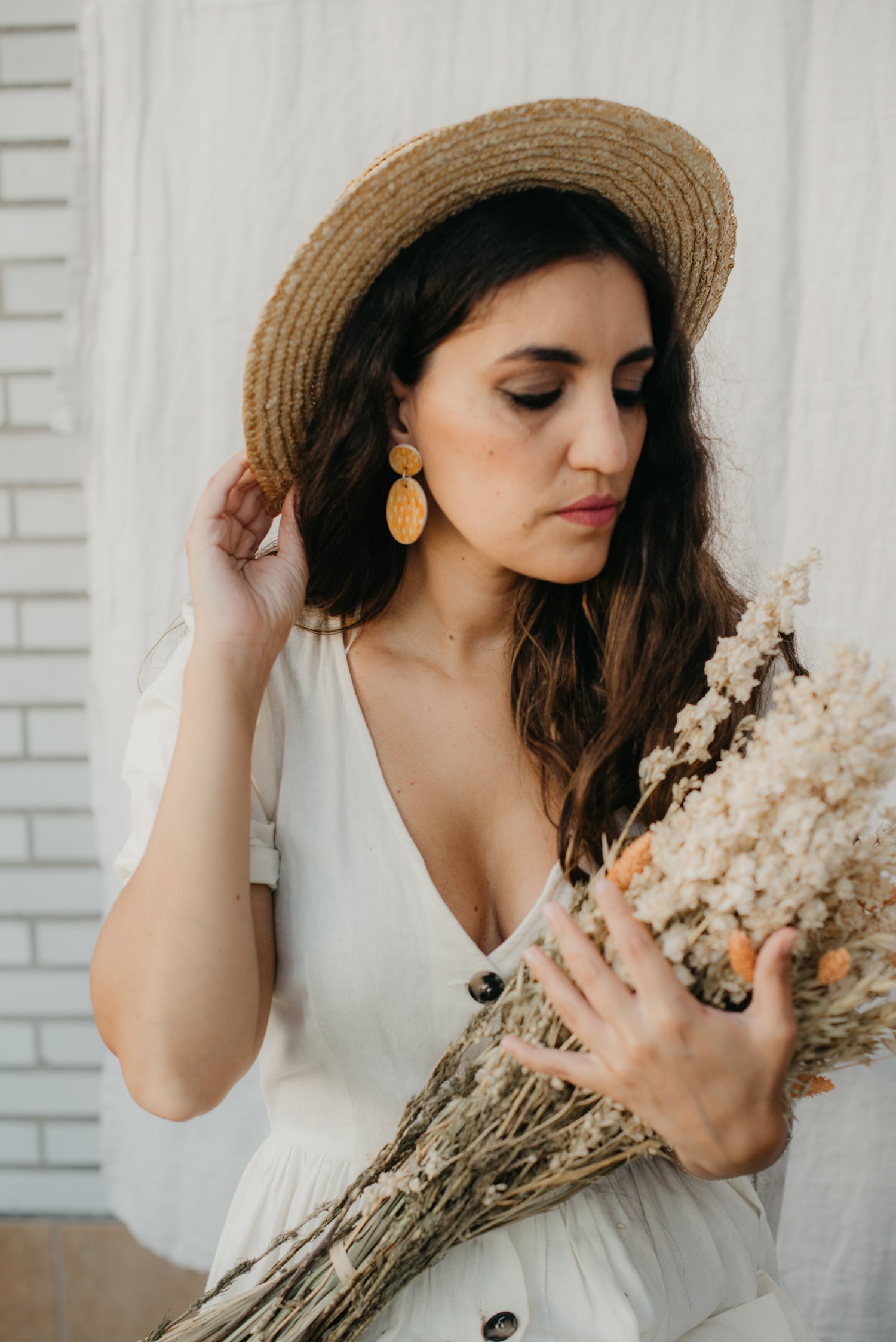 Image of CLAY EARRINGS: Modelo Speckled