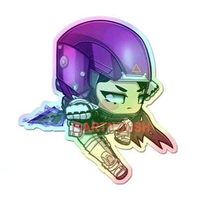 Apex Chibi Holographic Stickers 