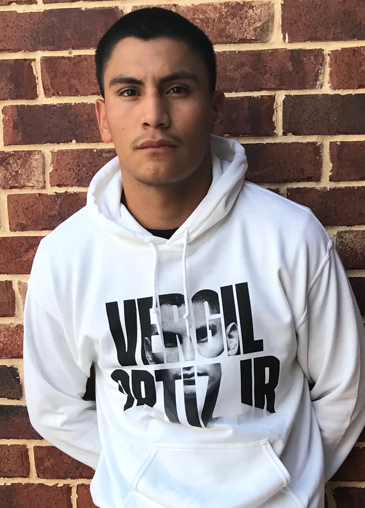 Image of IN YOUR FACE HOODIE - WHITE