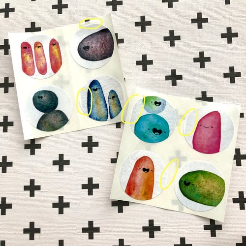 Image of lumpy friends sticker pack, volume 2 — SECONDS
