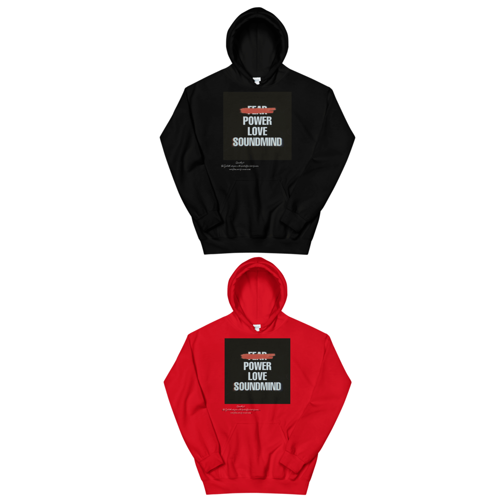 Image of POWER, LOVE, SOUNDMIND Unisex HOODIE