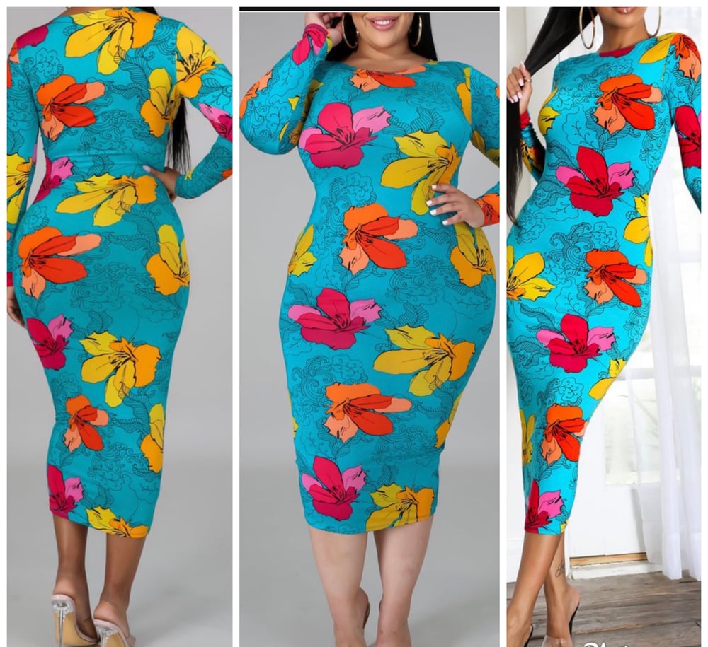 Image of Floral Bodycon