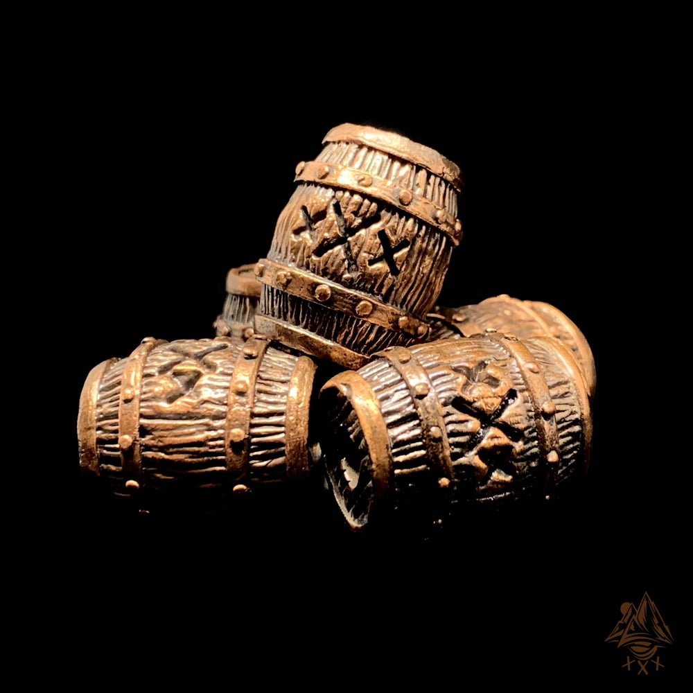 Image of HandMade Copper Barrel Bead