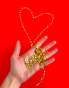 HEART CHAIN CHOKER & NECKLACE  - GOLD & SILVER