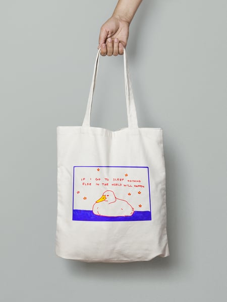 Image of 'If I Go To Sleep' Tote Bag