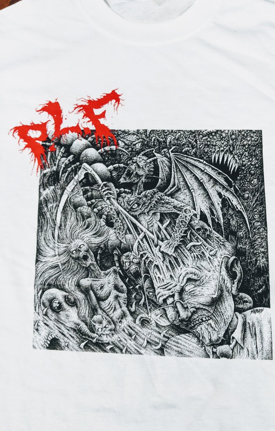 Image of PLF - WHITE OR BLACK Jackhammering European Shirt