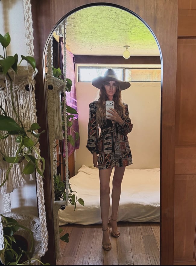 early 70s corset lace up mini dress 1960s