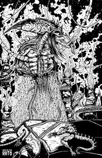 Image 1 of Land of the Rats “Sky God” poster (A)