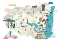 Image 1 of Map of Aldeburgh