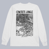 Jungle Garden Longsleeve (white, organic cotton)