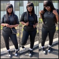 Black basic 2 piece set 