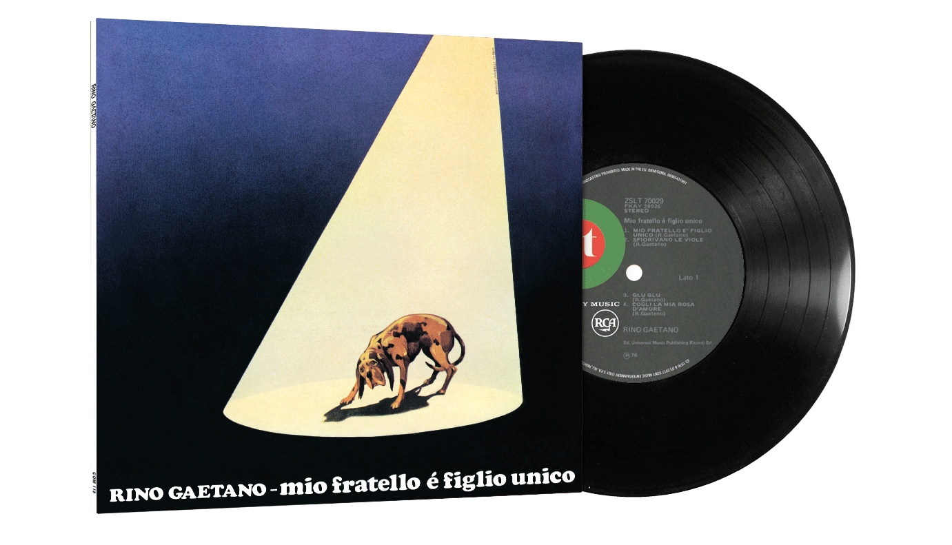 COM115 // RINO GAETANO - MIO FRATELLO E' FIGLIO UNICO (VINILE 33 GIRI