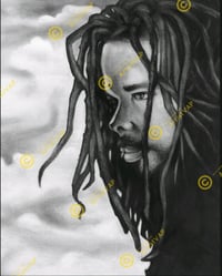 Man with dreads 