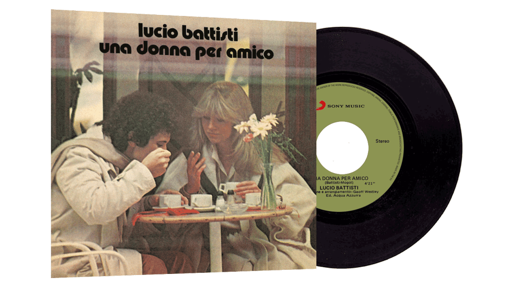 COM136 // LUCIO BATTISTI  - Nessun Dolore / Una Donna Per Amico (VINILE 45 GIRI / 7 POLLICI)