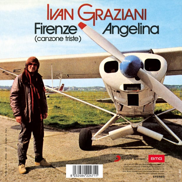 COM147 // IVAN GRAZIANI - Firenze / Angelina (VINILE 45 GIRI / 7 POLLICI)