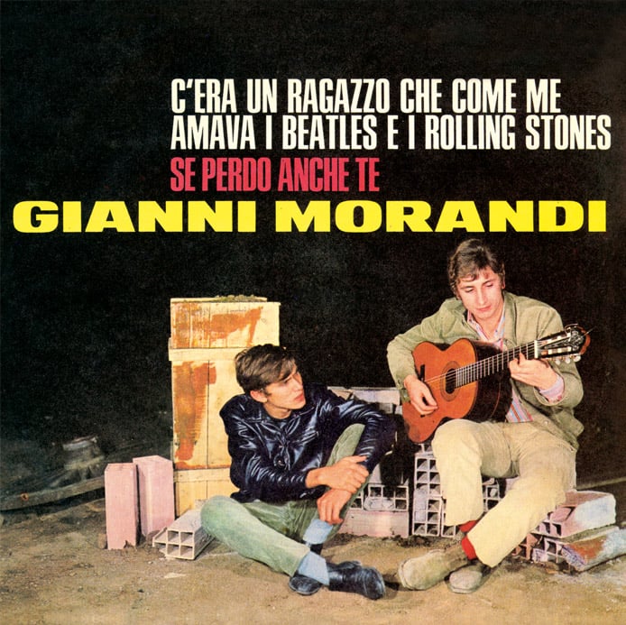 COM157 // GIANNI MORANDI  - C'Era Un Ragazzo Che Come Me Amava I Beatles E I Rolling Stones