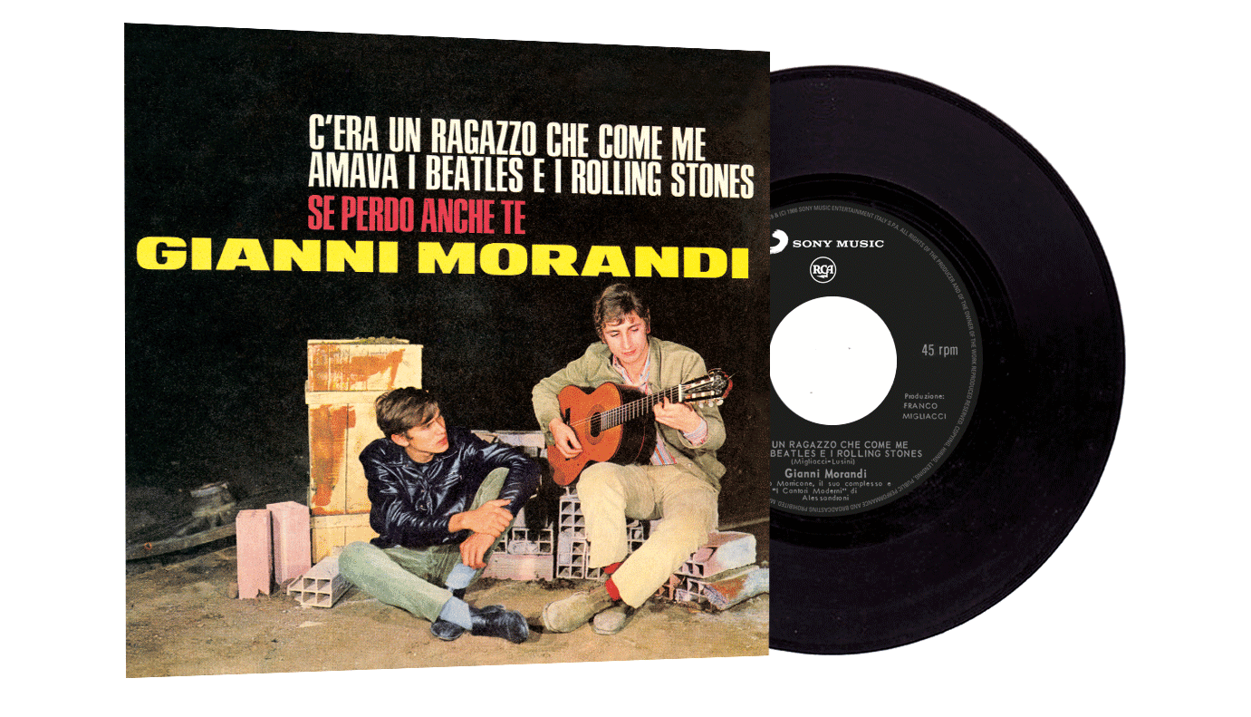 Com157 Gianni Morandi Cera Un Ragazzo Che Come Me Amava I Beatles