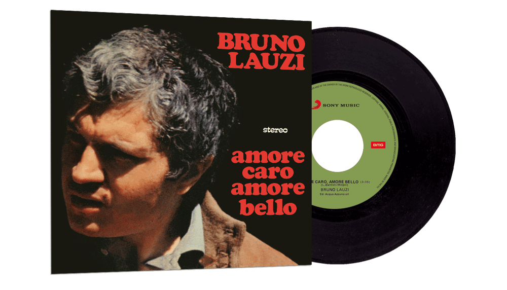 COM160 // BRUNO LAUZI - Amore Caro Amore Bello / La Casa Nel Parco (VINILE 45 GIRI / 7 POLLICI)