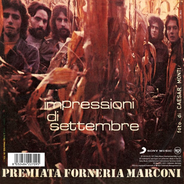 COM161 // PFM  - La Carrozza Di Hans / Impressioni Di Settembre (VINILE 45 GIRI / 7 POLLICI)