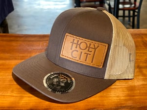 Leather Patch Trucker Hats