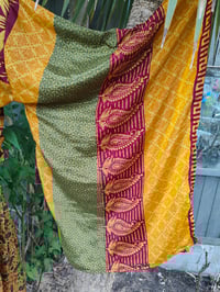 Image 7 of Kimono and cami set -yellow green red 