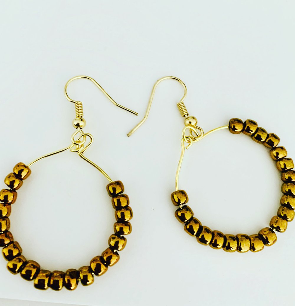 Image of Gold hoops 