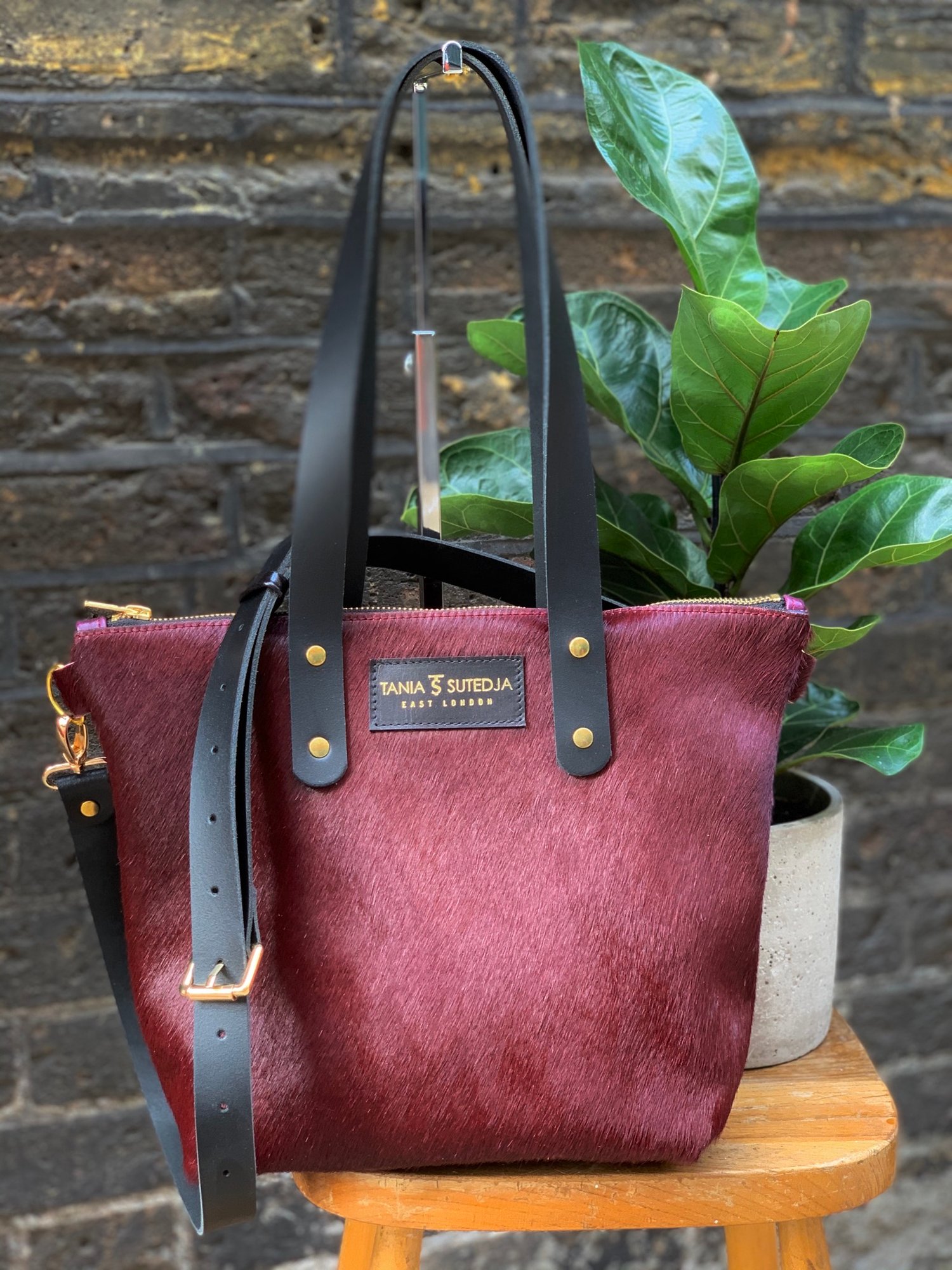 Image of Micro Babsie Tote CHERRY RED