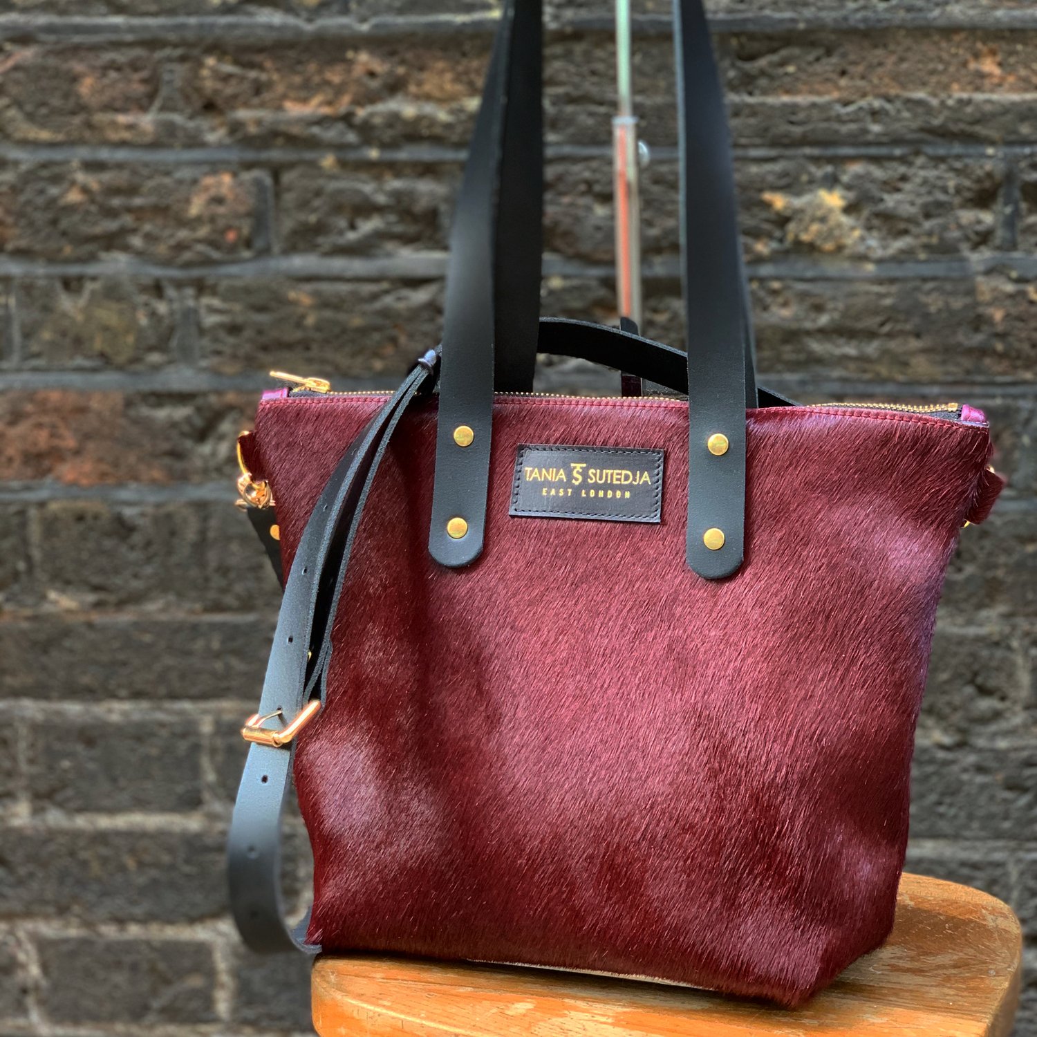Image of Micro Babsie Tote CHERRY RED