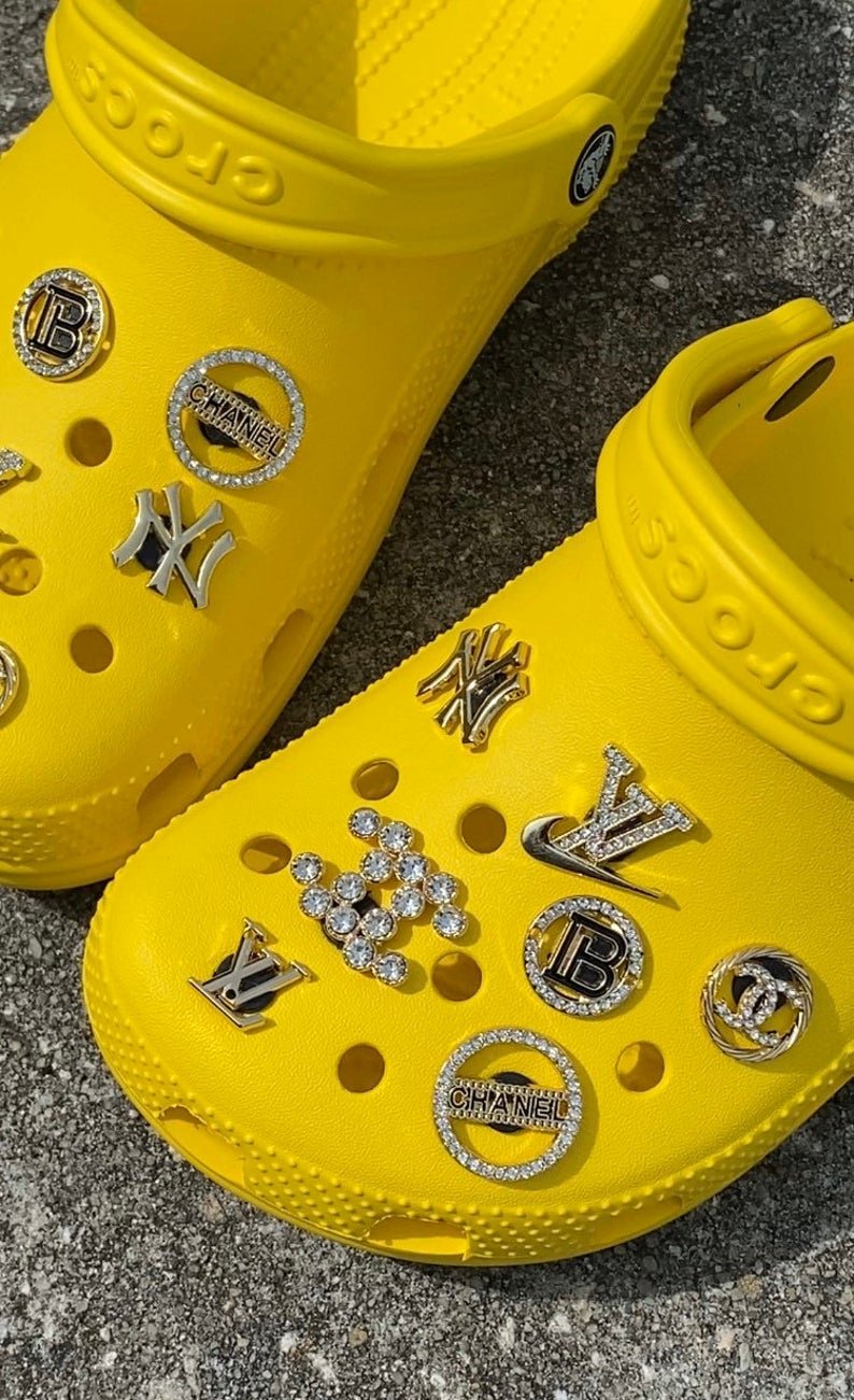 Crocs Bling Charm Pendants Croc Shoe Jewelry Bedazzle Designer 1pcs BONUS
