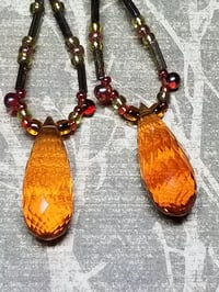 Image 1 of Citrine Beaded Earrings