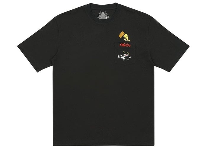 Palace Tweety-P Pocket T-Shirt Black | Sheffield Rubber