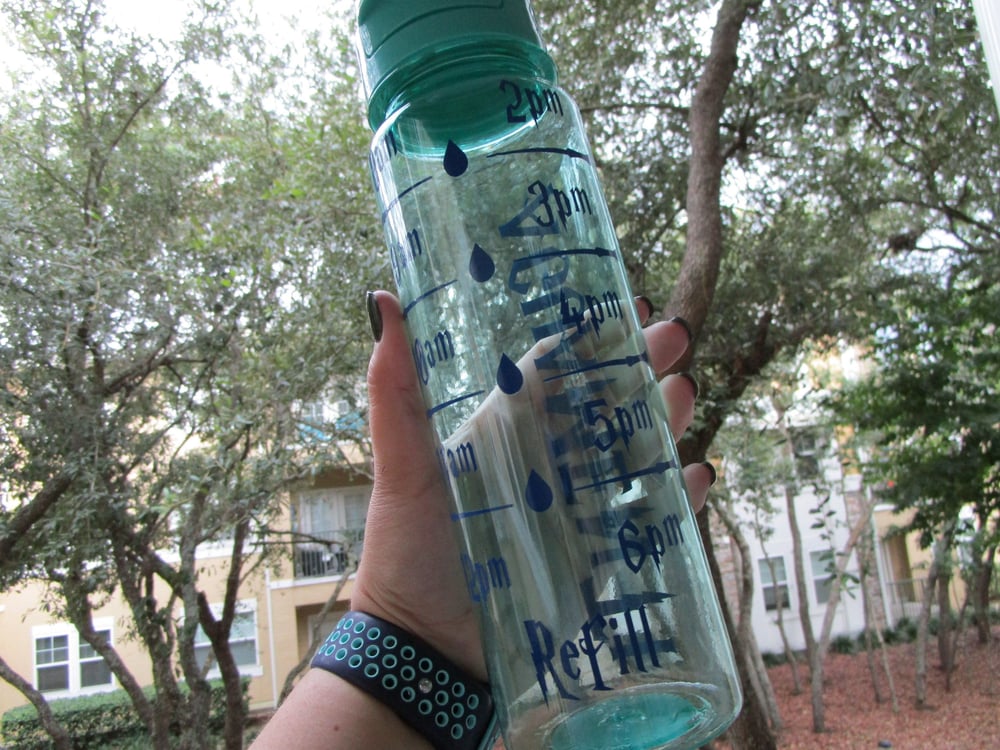 Image of Spell inspired water tracker bottle 