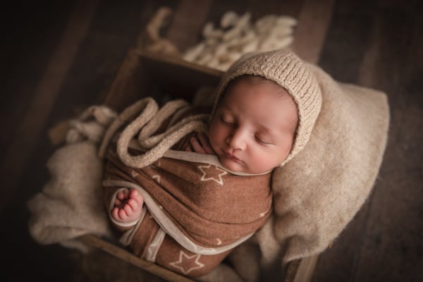 Image of Cozy Twinkle Wrap - brown