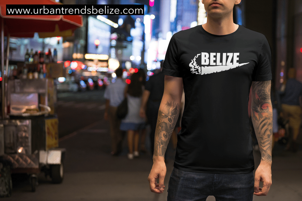 Image of BELIZE SMOKE CHECK T-SHIRT 