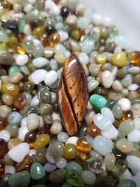 Image 1 of Electroformed Tiger Eye Ring 