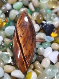 Image 3 of Electroformed Tiger Eye Ring 
